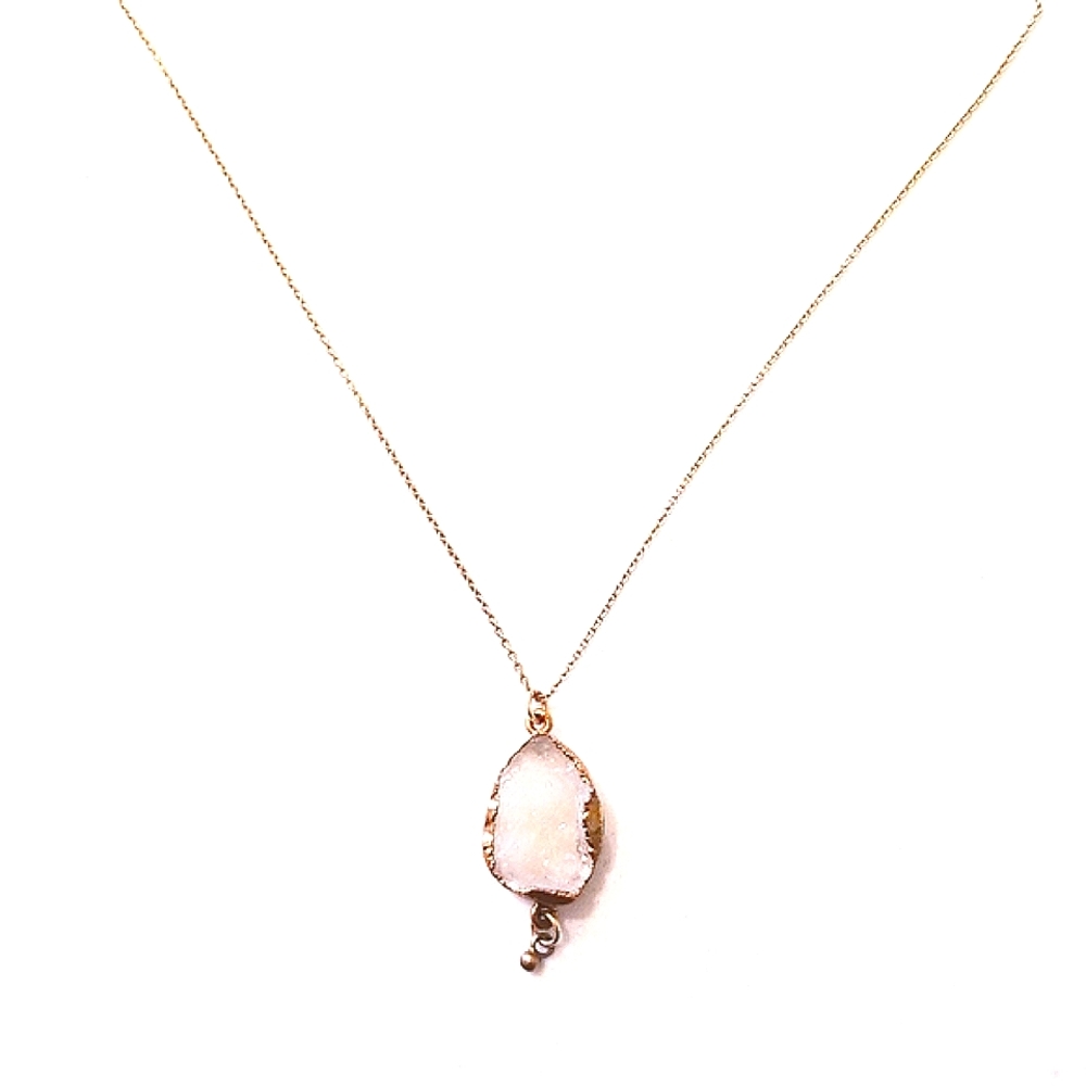 Druzy necklace